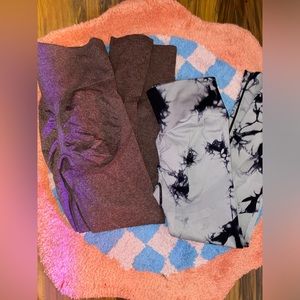 Bundle of 2 working out leggings